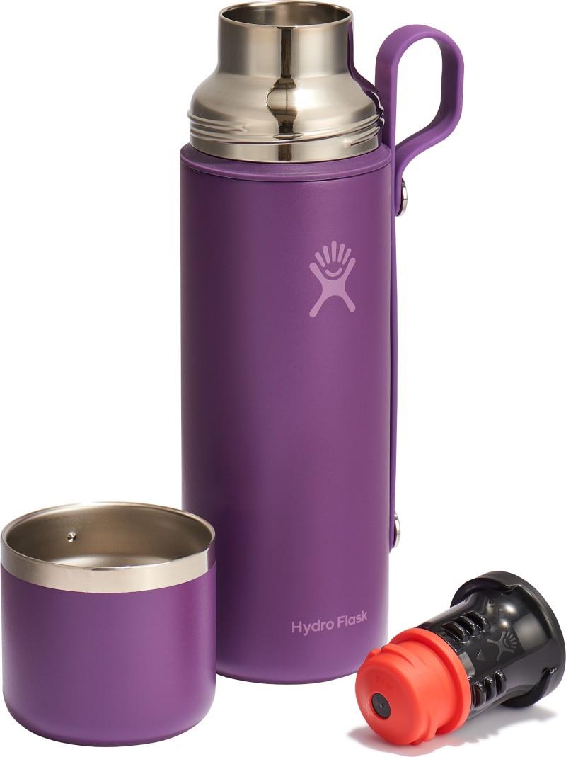 828ml / 28oz Hot Flask & Cup - beachplum purple 1