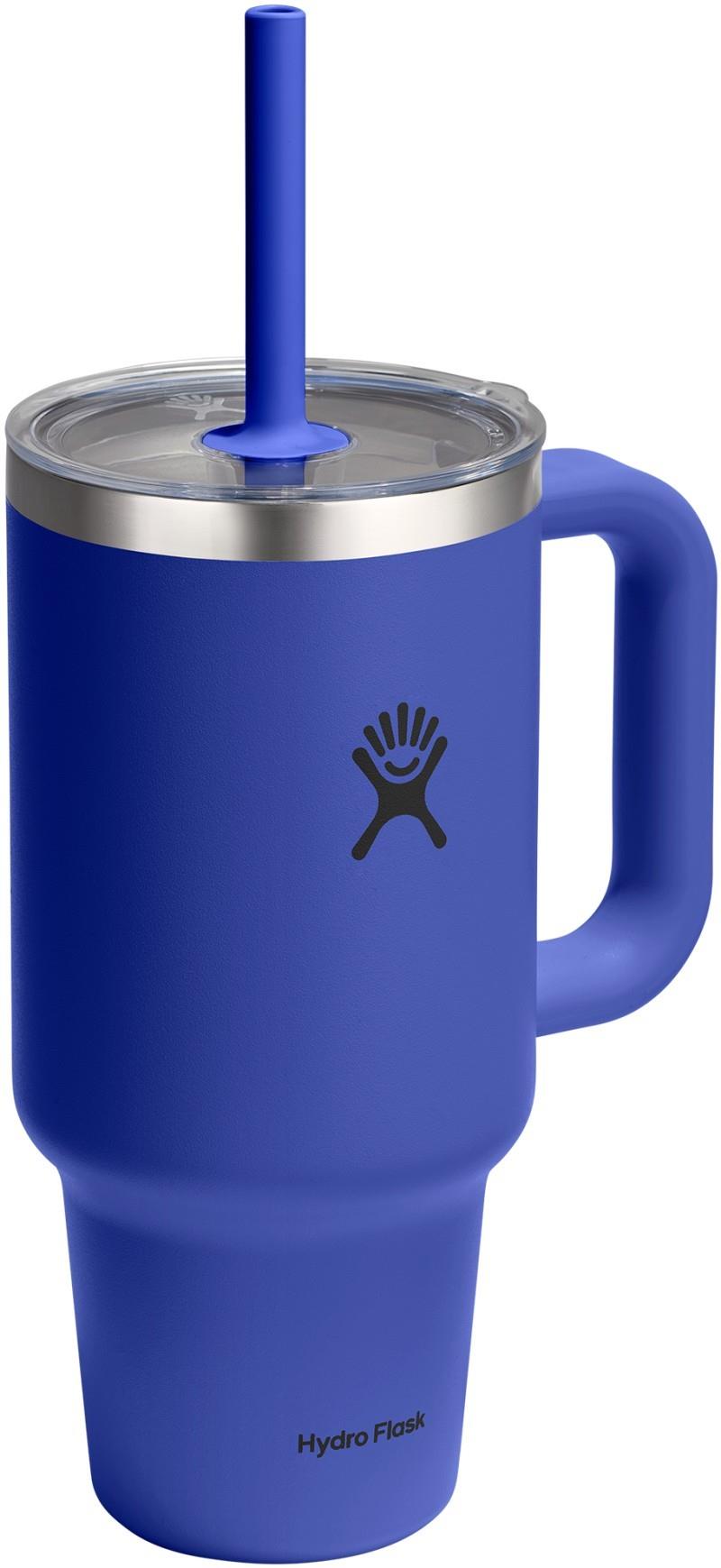 946ml / 32oz Travel Tumbler Clear Lid - capri blue 1