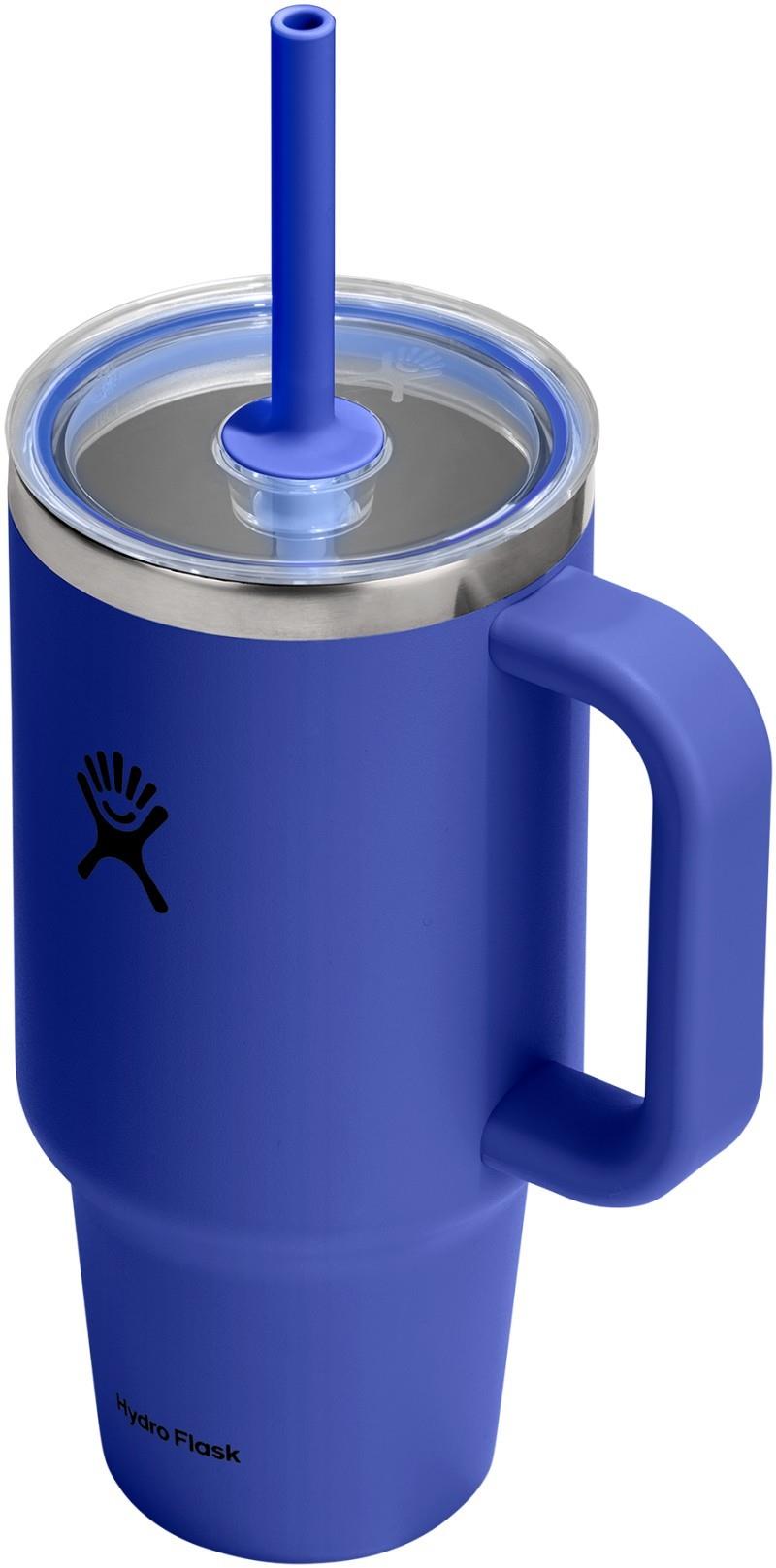 946ml / 32oz Travel Tumbler Clear Lid - capri blue 1