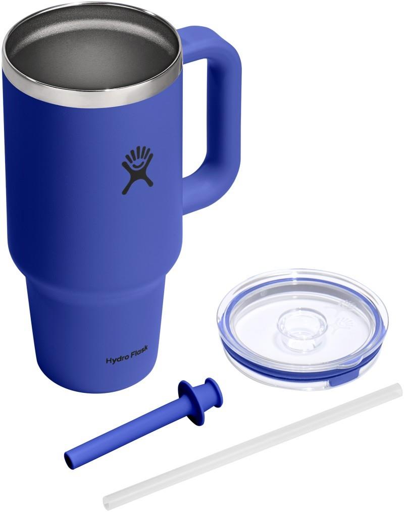 946ml / 32oz Travel Tumbler Clear Lid - capri blue 1