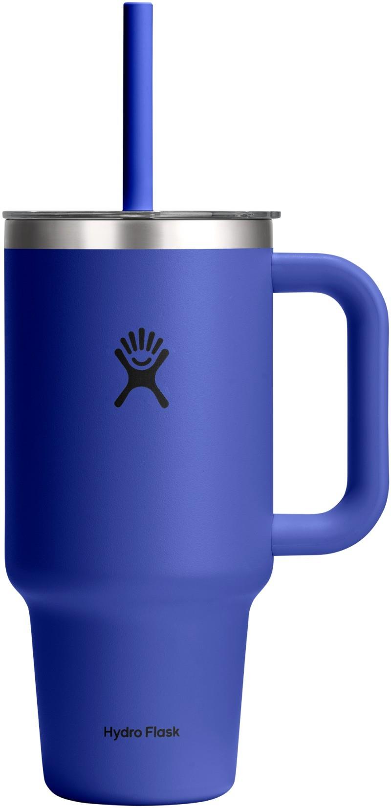 946ml / 32oz Travel Tumbler Clear Lid - capri blue 1