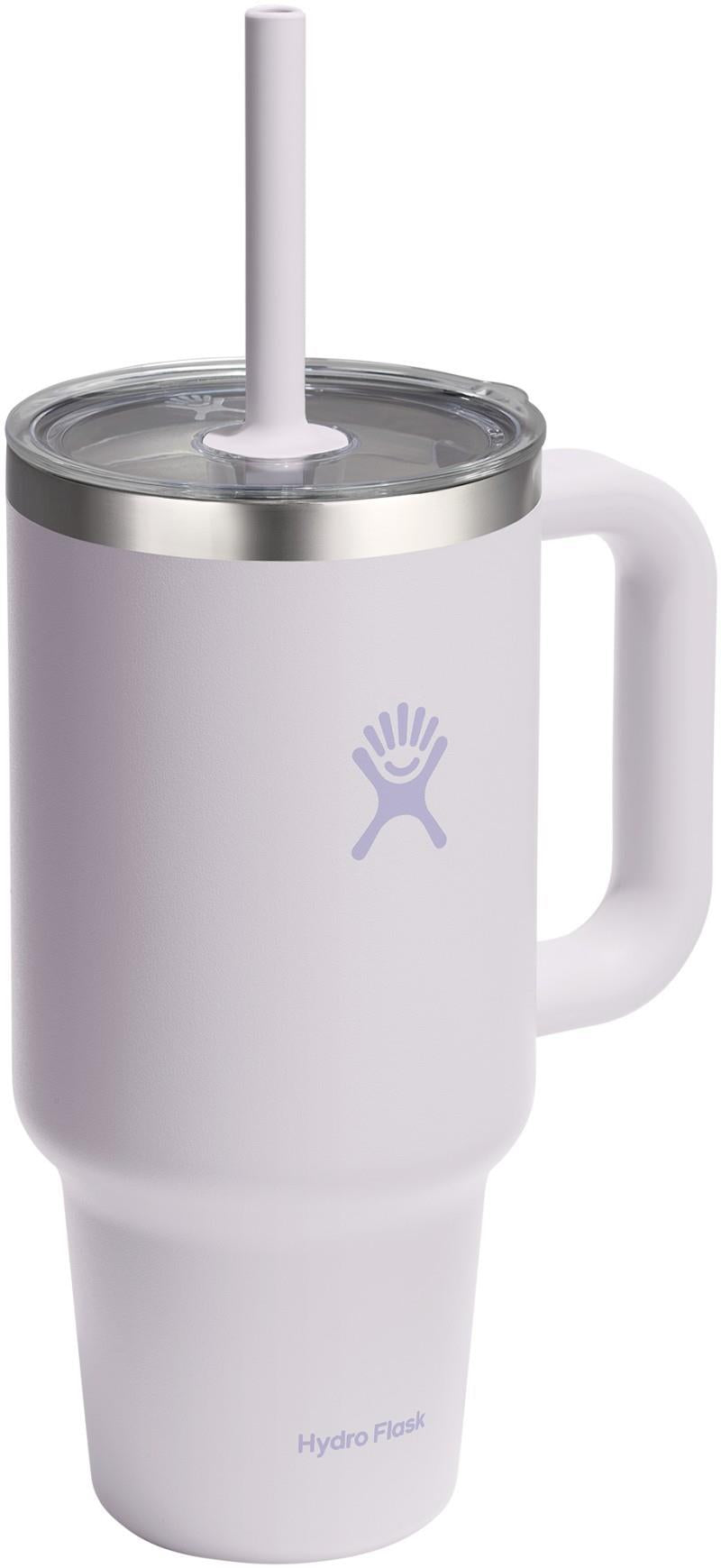 946ml / 32oz Travel Tumbler Clear Lid - cloud pink 1