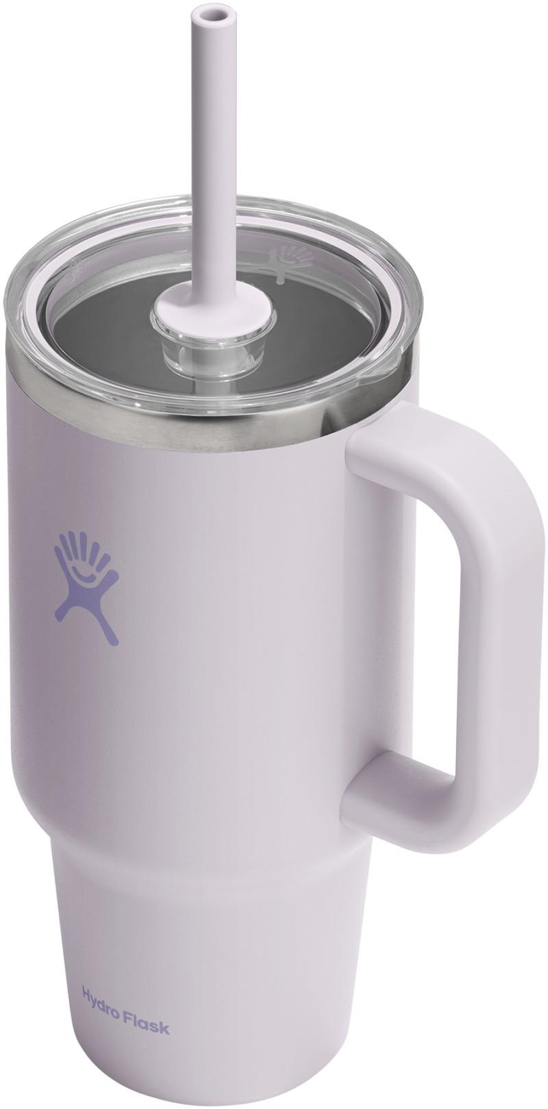 946ml / 32oz Travel Tumbler Clear Lid - cloud pink 1
