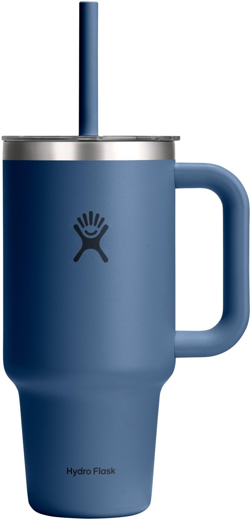 946ml / 32oz Travel Tumbler Clear Lid - harbor blue 1