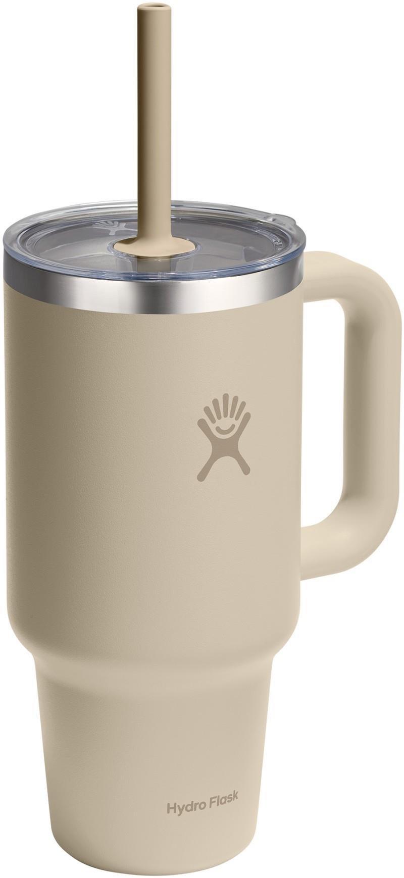 946ml / 32oz Travel Tumbler Clear Lid - oat 1