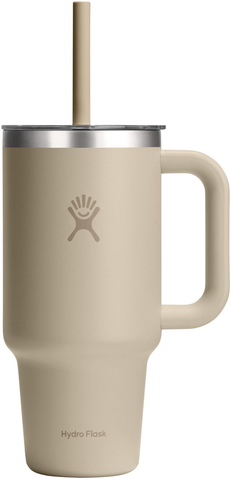 946ml / 32oz Travel Tumbler Clear Lid - oat 1