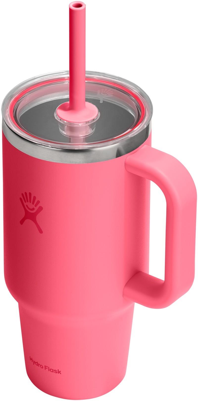 946ml / 32oz Travel Tumbler Clear Lid - popstar pink 1