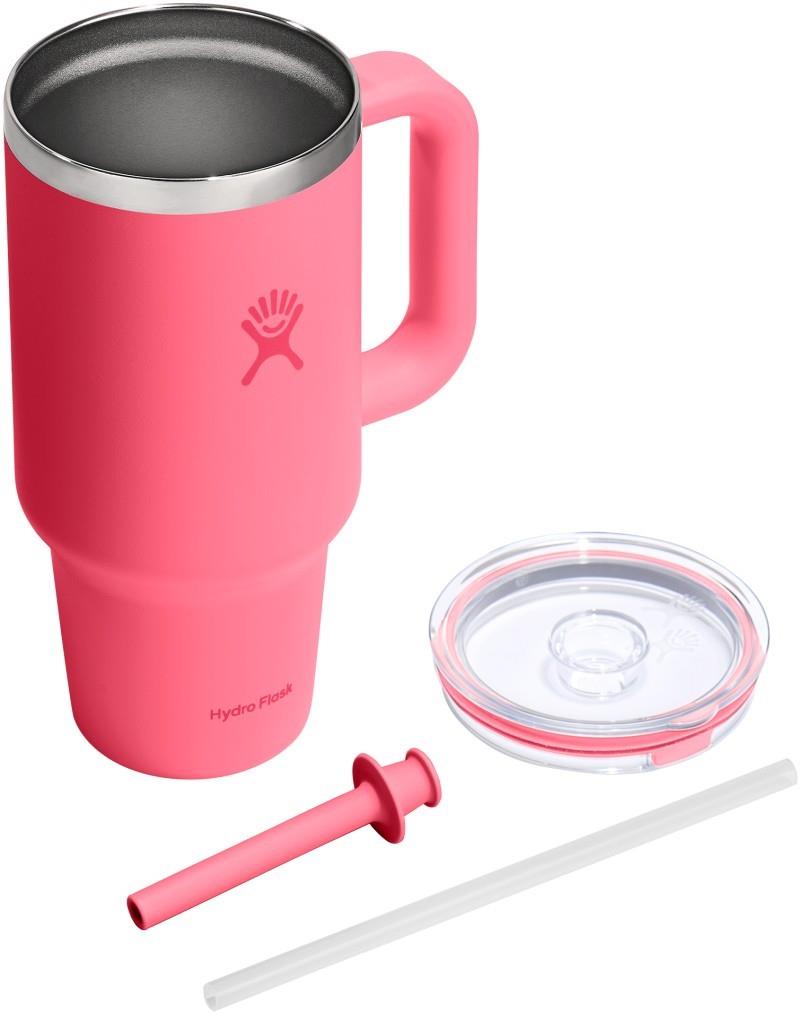 946ml / 32oz Travel Tumbler Clear Lid - popstar pink 1