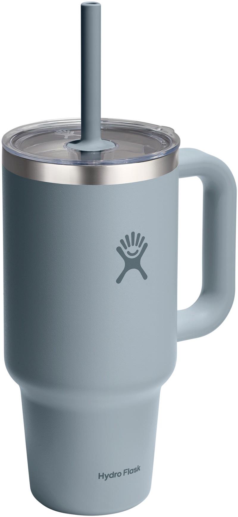 946ml / 32oz Travel Tumbler Clear Lid - shale gray 1