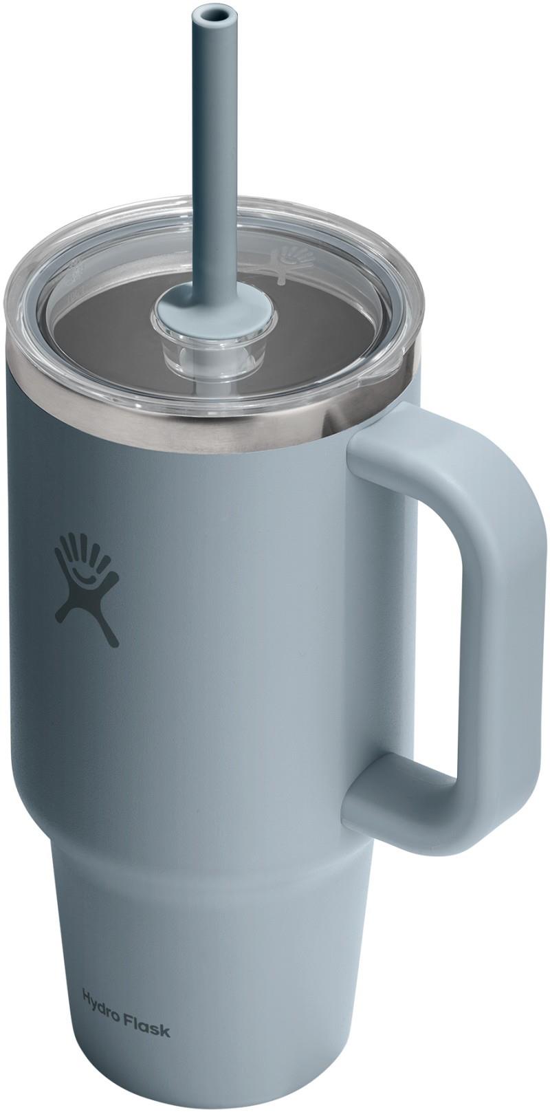 946ml / 32oz Travel Tumbler Clear Lid - shale gray 1