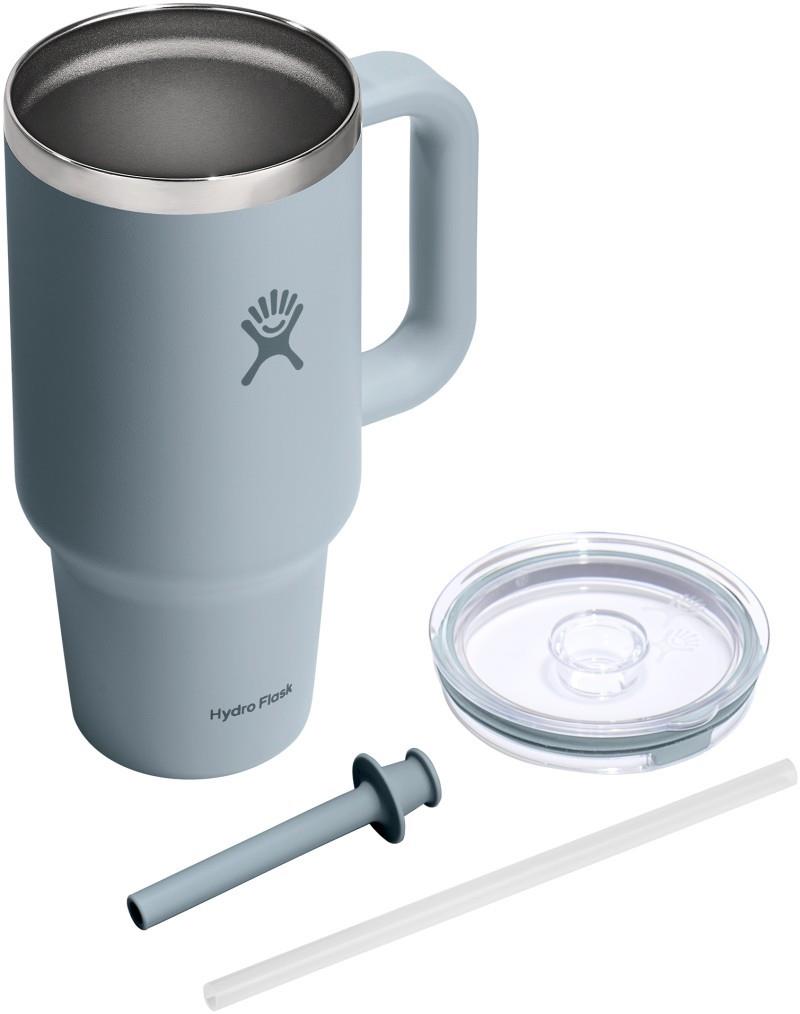 946ml / 32oz Travel Tumbler Clear Lid - shale gray 1