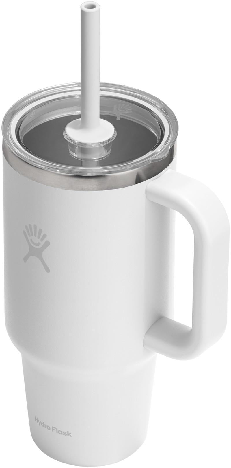 946ml / 32oz Travel Tumbler Clear Lid - white 1