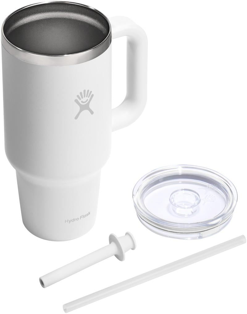 946ml / 32oz Travel Tumbler Clear Lid - white 1