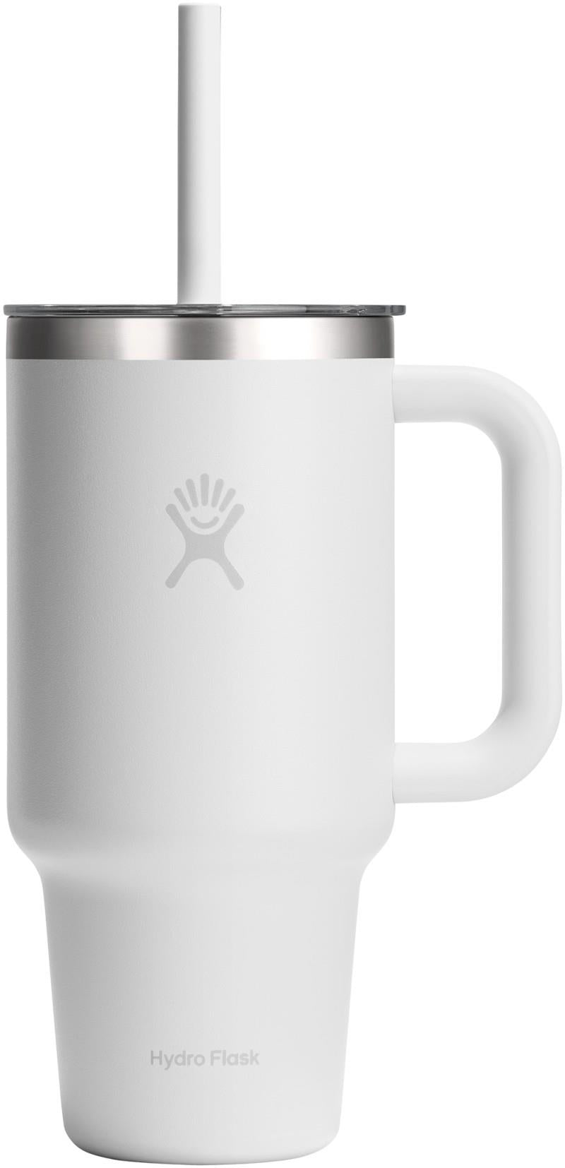 946ml / 32oz Travel Tumbler Clear Lid - white 1