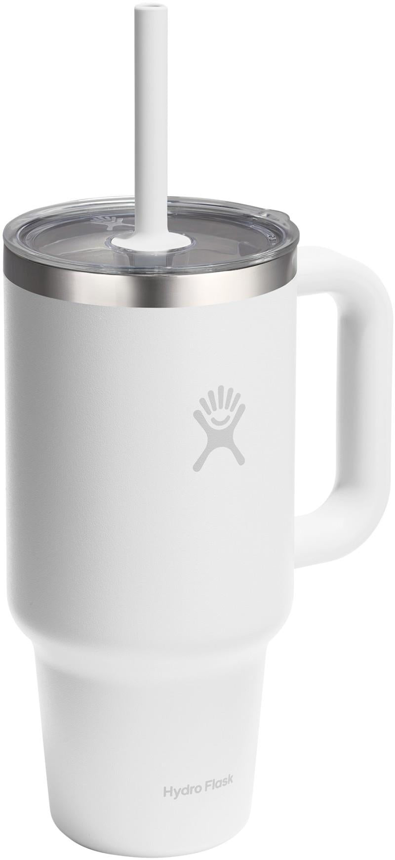 946ml / 32oz Travel Tumbler Clear Lid - white 1