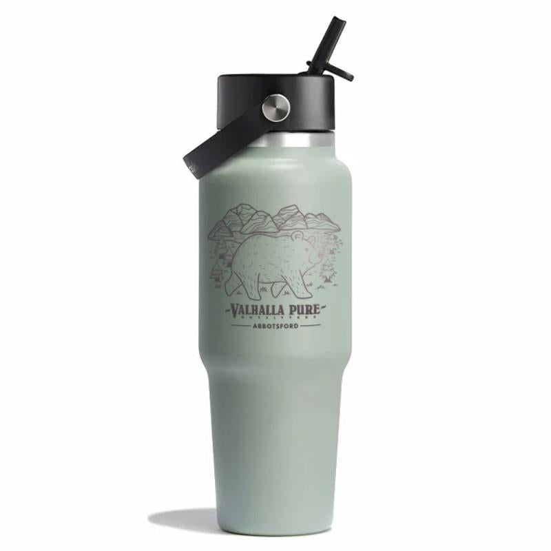 946ml / 32oz Wide Flex Straw Travel Bottle - Abbotsford - agave 1