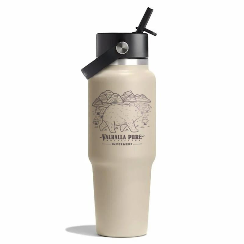 946ml / 32oz Wide Flex Straw Travel Bottle - Invermere - oat 1