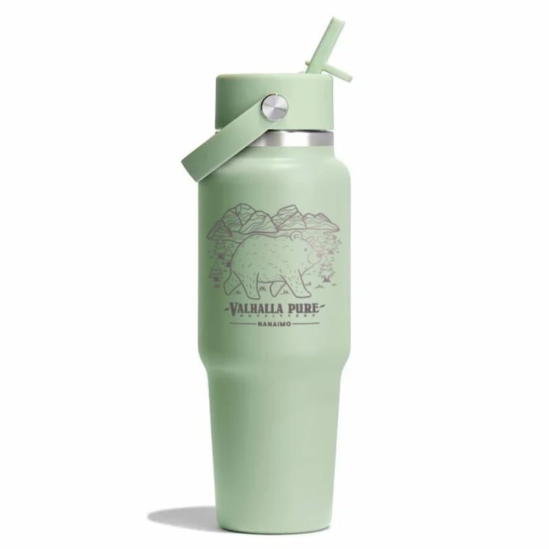 946ml / 32oz Wide Flex Straw Travel Bottle - Nanaimo - aloe 1