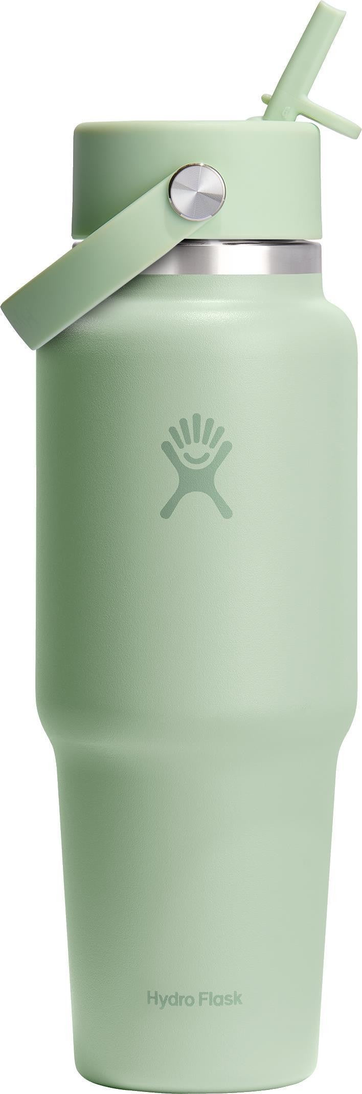946ml / 32oz Wide Flex Straw Travel Bottle - aloe 1