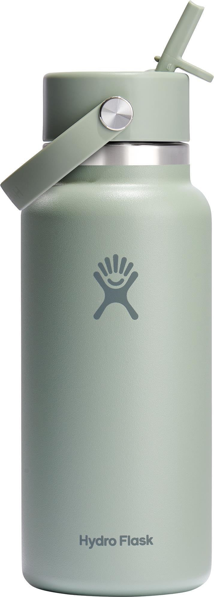 946ml / 32oz Wide Mouth w/ Flex Straw Cap - agave 1