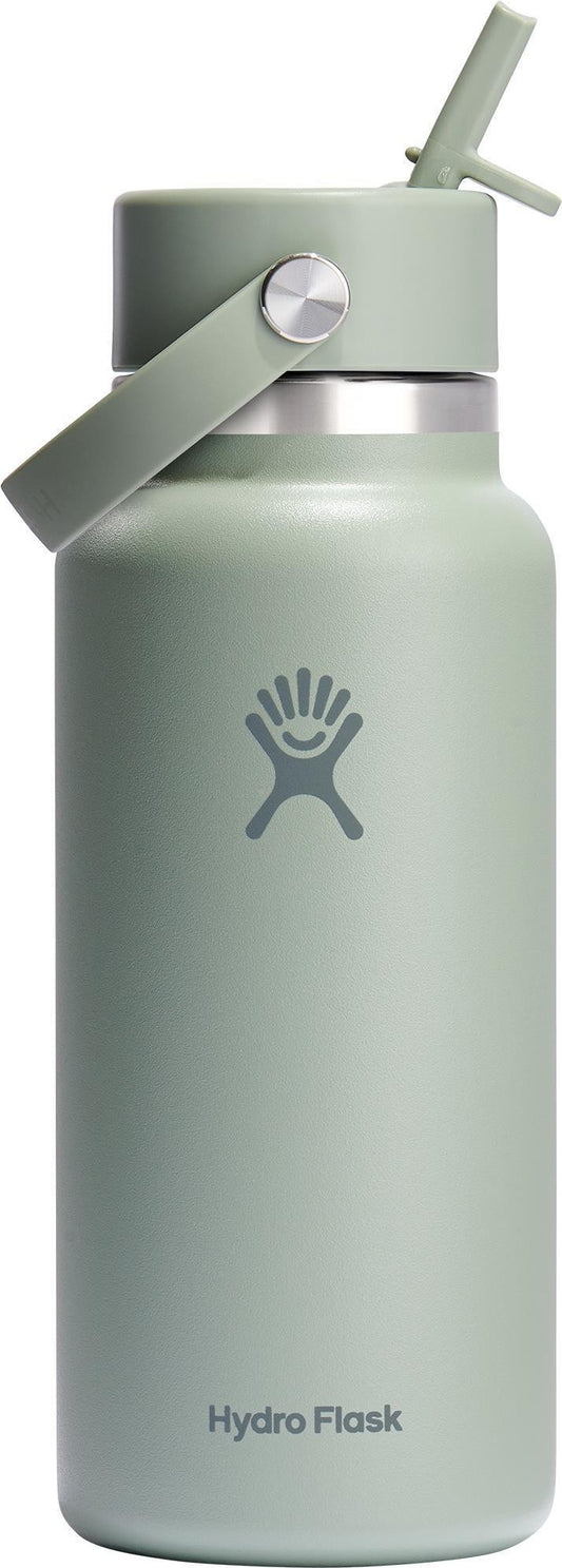946ml / 32oz Wide Mouth w/ Flex Straw Cap - agave 1