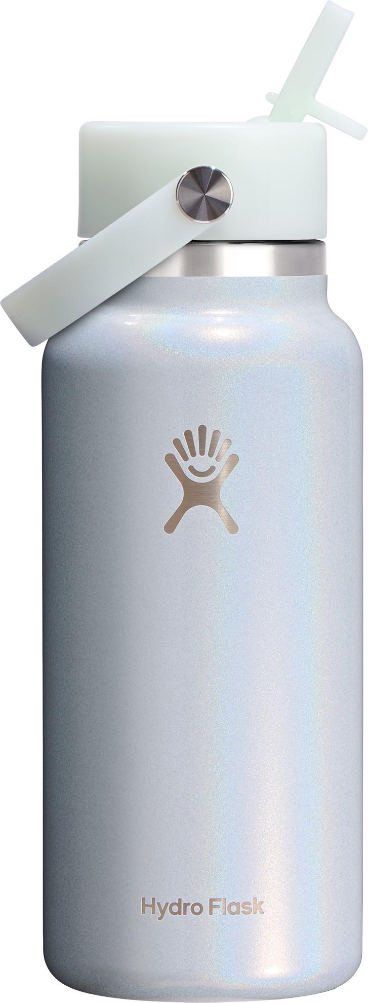 946ml / 32oz Wide Mouth with Flex Straw Cap - Limited Edition - glimmer blue 1