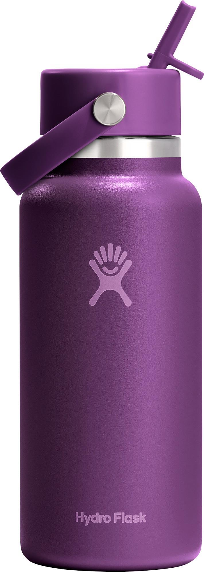 946ml / 32oz Wide Mouth with Flex Straw Cap - beachplum purple 1