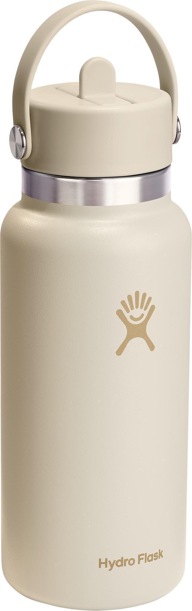 946ml / 32oz Wide Mouth with Flex Straw Cap - coconut 1