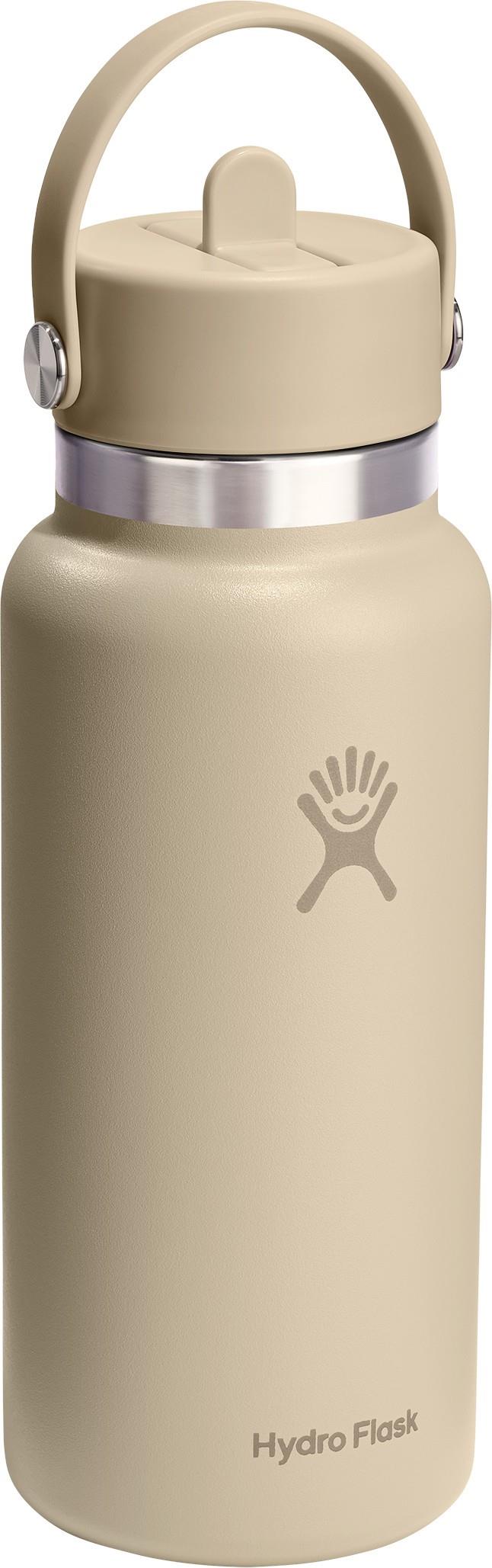 946ml / 32oz Wide Mouth with Flex Straw Cap - oat 1