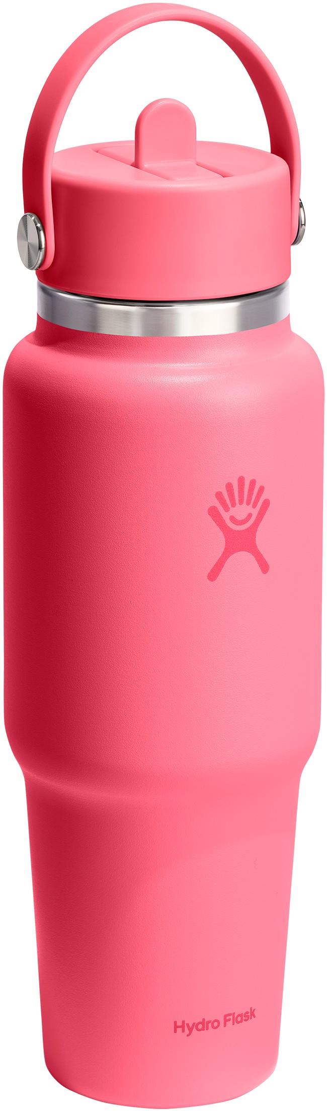 946ml / 32oz Wide Travel Bottle with Flex Straw - popstar pink 1