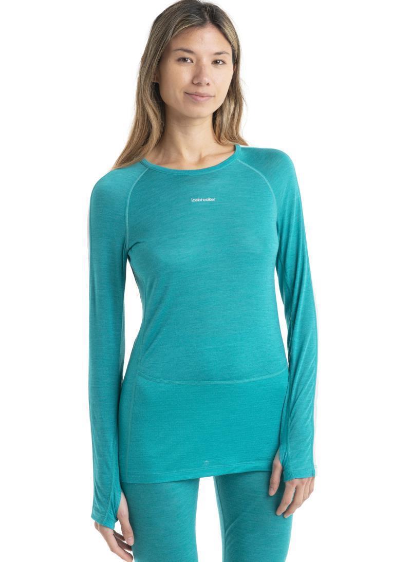 125 ZoneKnit LS Crewe - Womens - Flux Green / Ether / CB 1