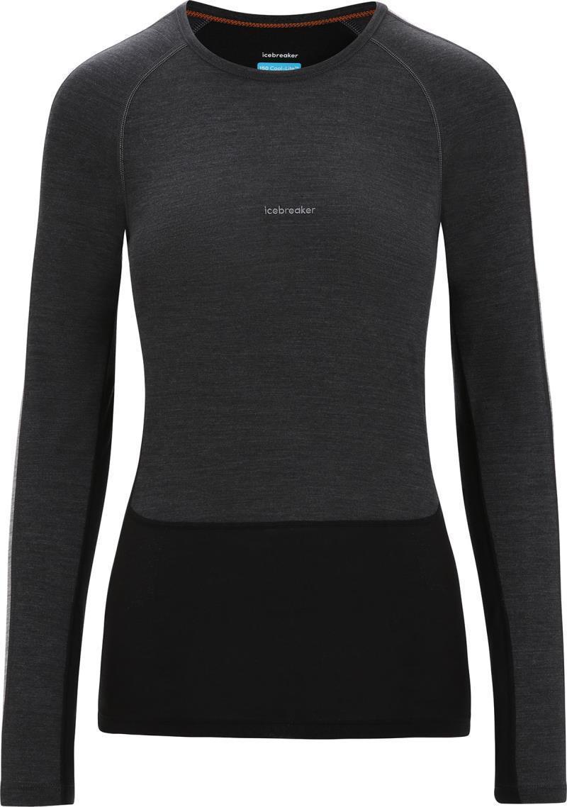 125 ZoneKnit LS Crewe - Womens - Jet Heather / Black / Metro Heather / CB 1