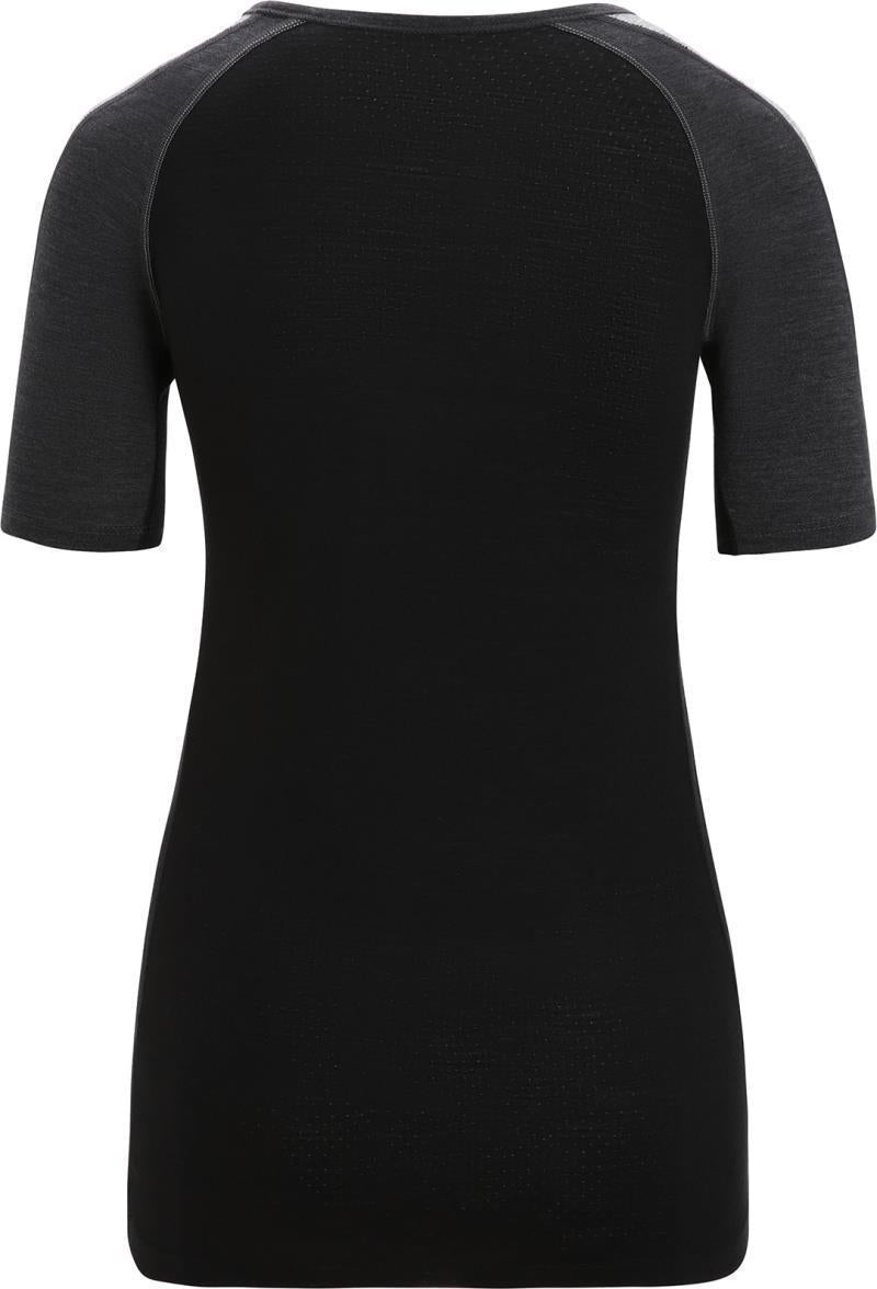 125 ZoneKnit SS Crewe - Womens - Jet Heather / Black / Metro Heather / CB 2