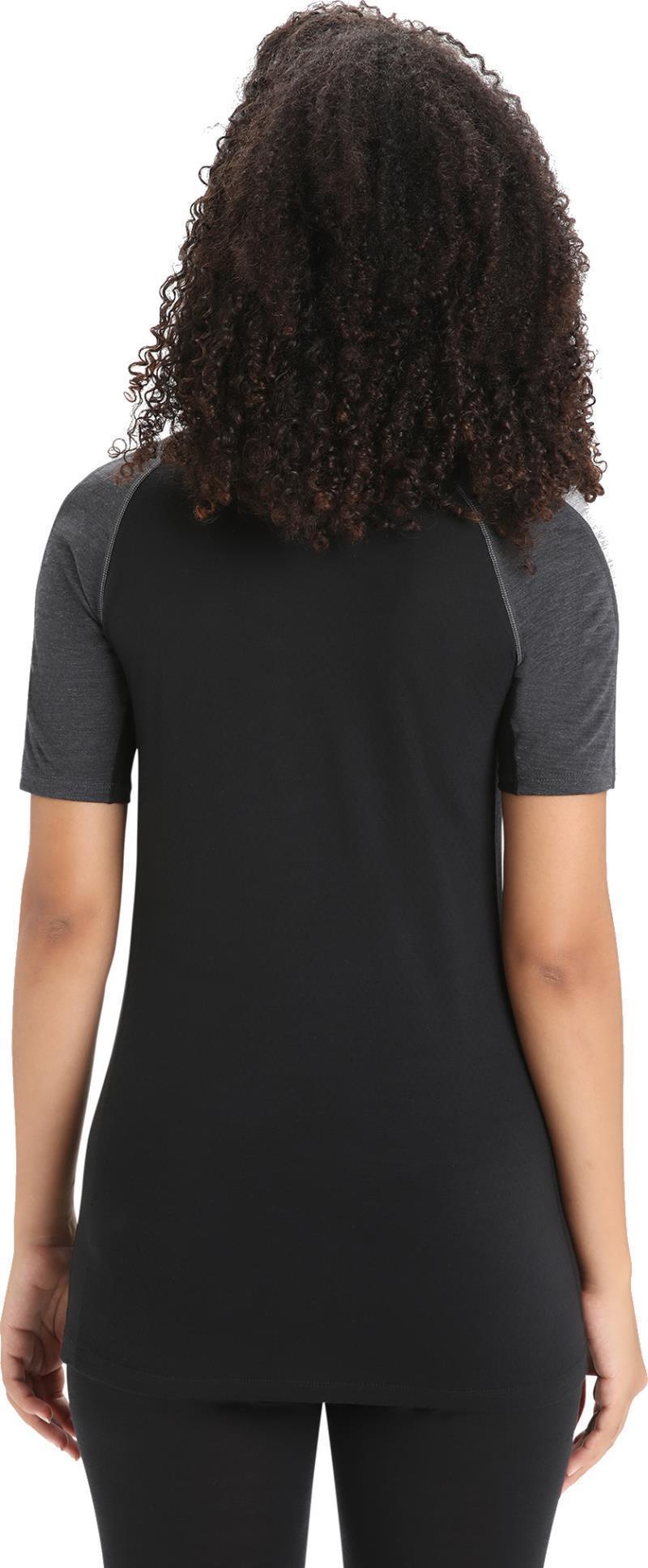 125 ZoneKnit SS Crewe - Womens - Jet Heather / Black / Metro Heather / CB 4