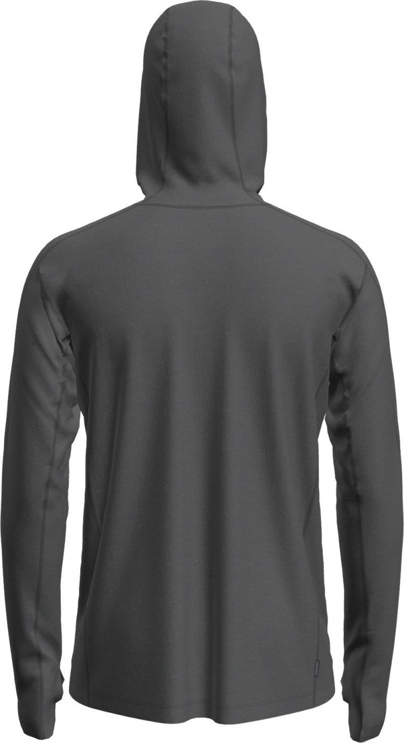 150 MerinoFine Ace LS Hoodie - Mens - obsidian 1