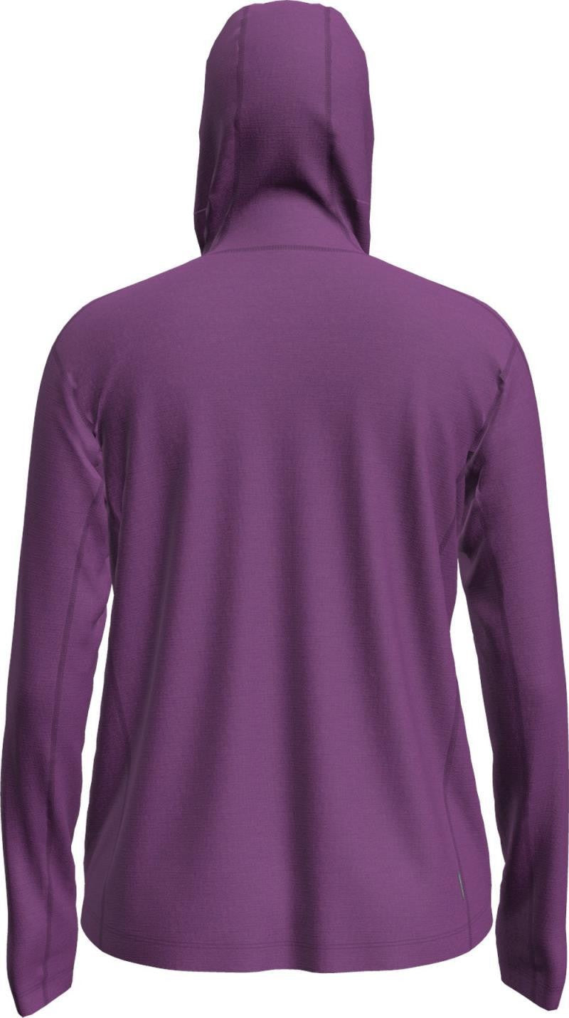 150 MerinoFine Ace LS Hoodie - Womens - passion 1