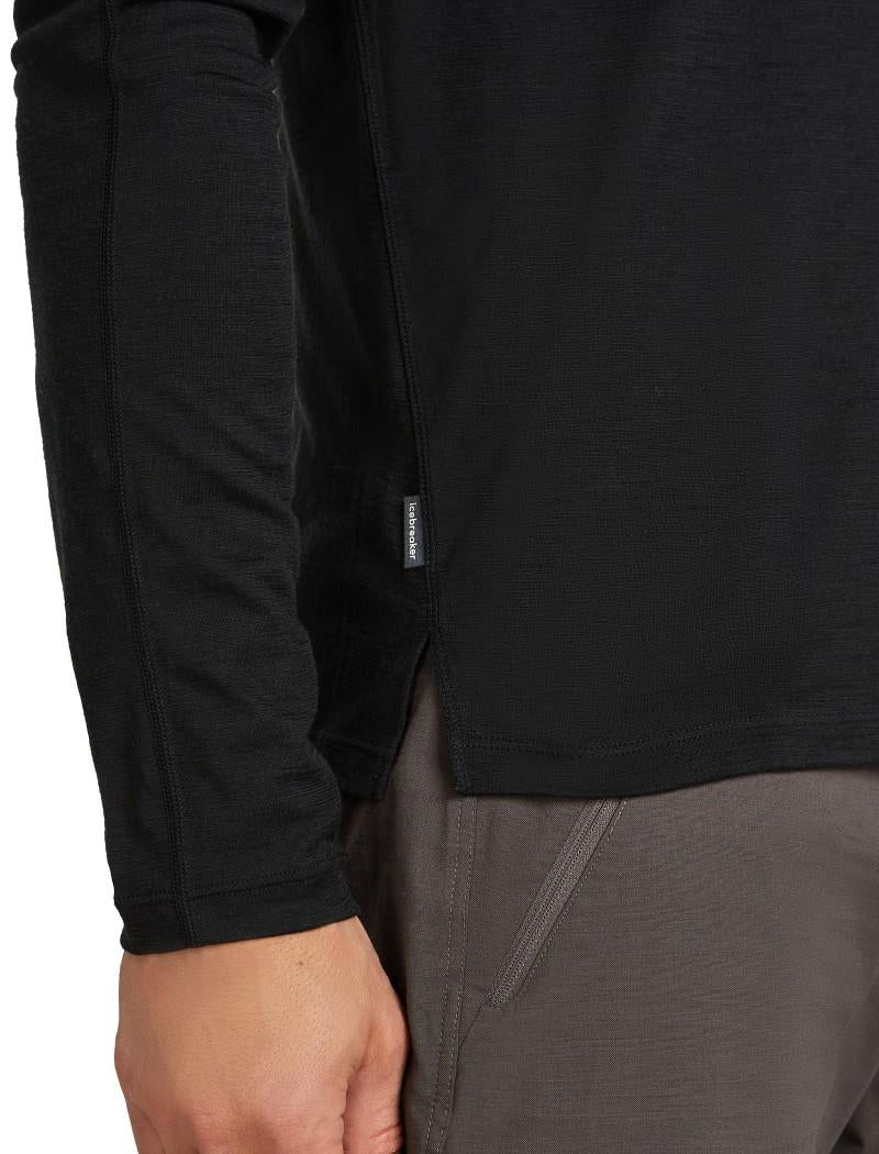 150 MerinoFine Ace LS Tee - Mens - black 1