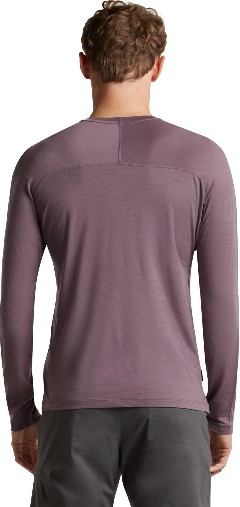 150 MerinoFine Ace LS Tee - Mens - grey plum 1