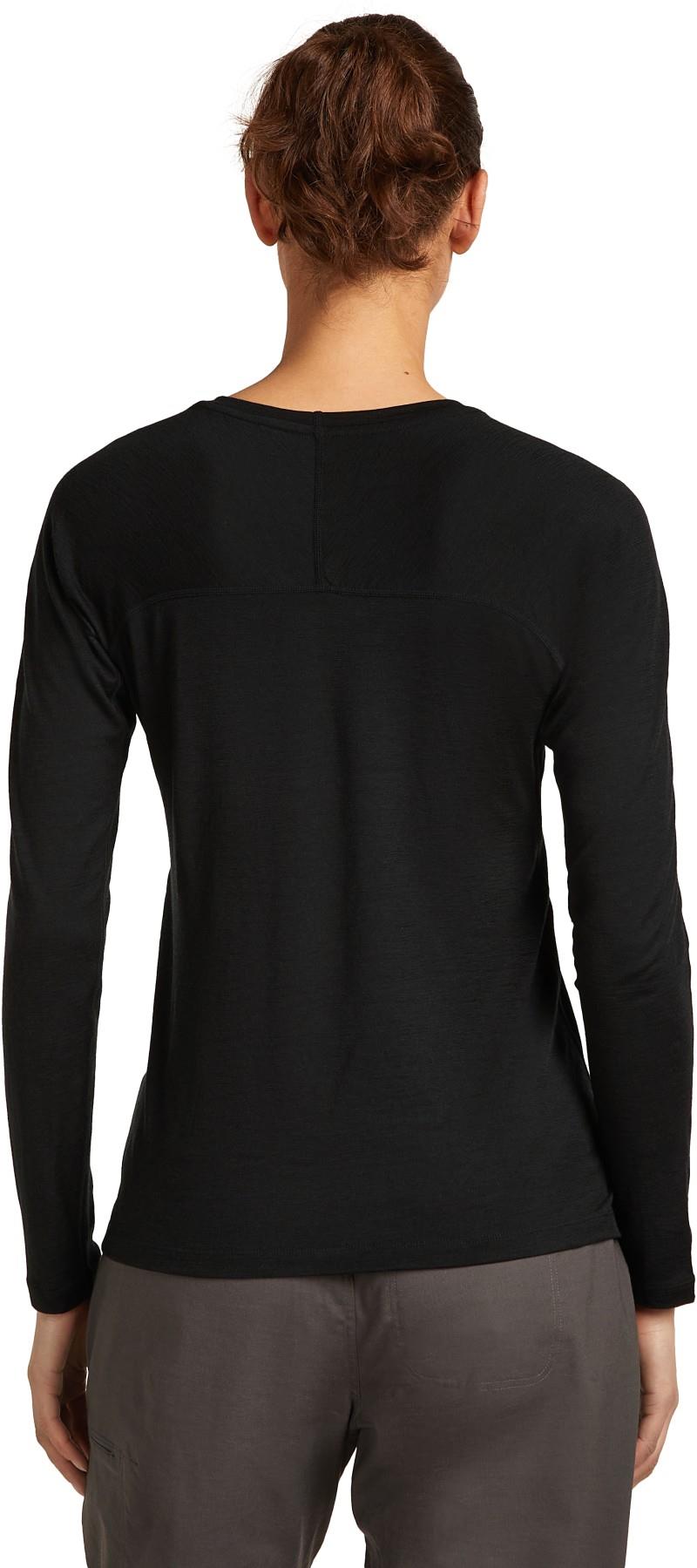 150 MerinoFine Ace LS Tee - Womens - black 1