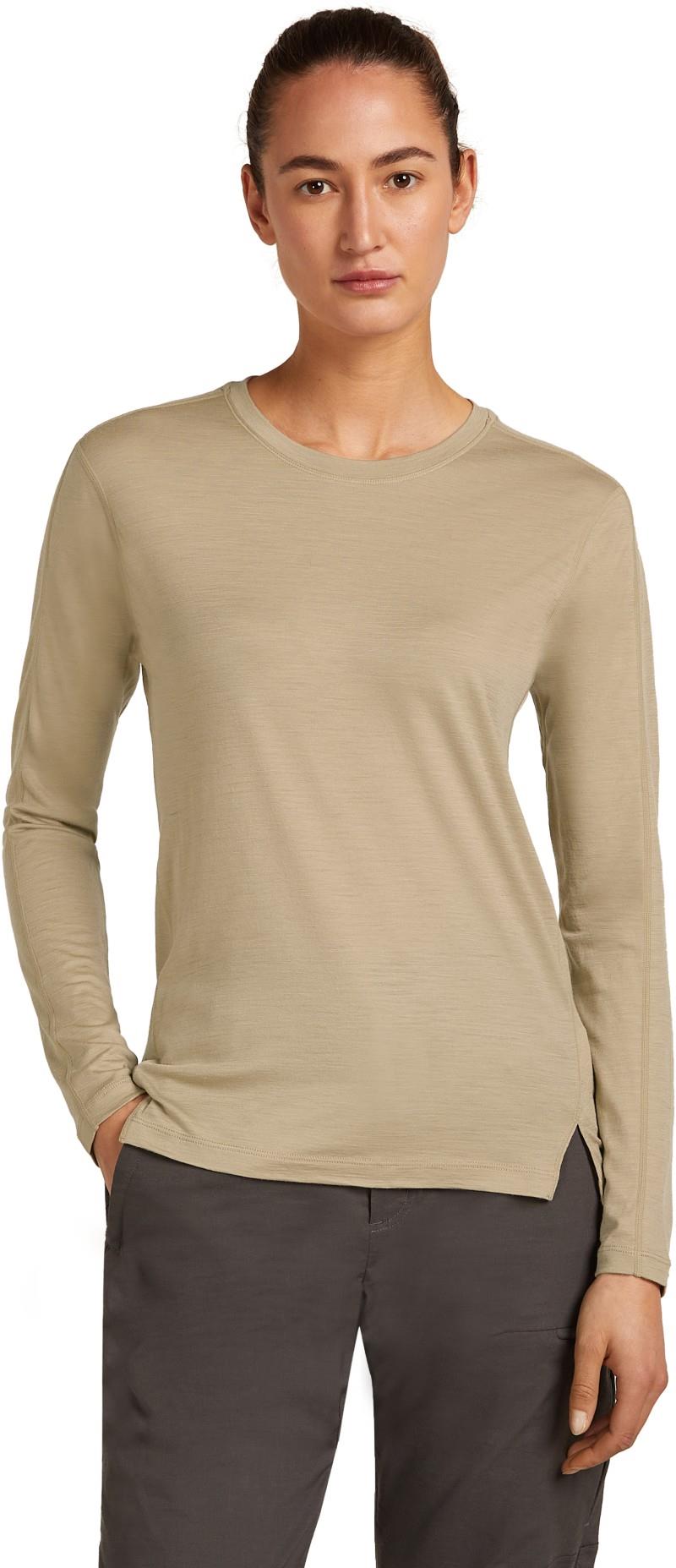 150 MerinoFine Ace LS Tee - Womens - flagstone 1