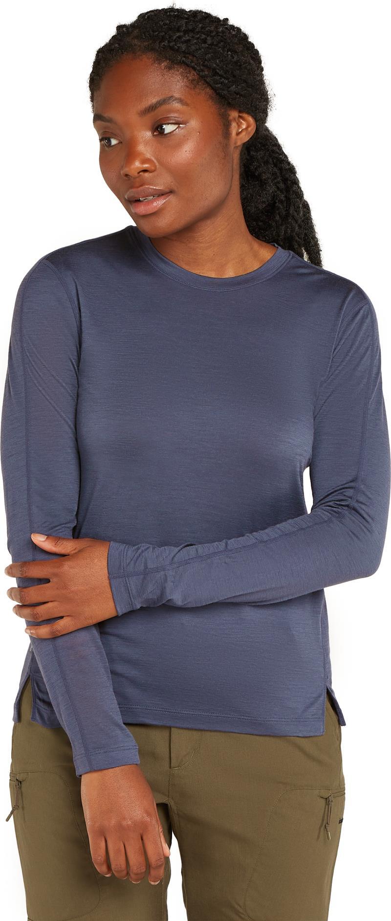 150 MerinoFine Ace LS Tee - Womens - graphite 1