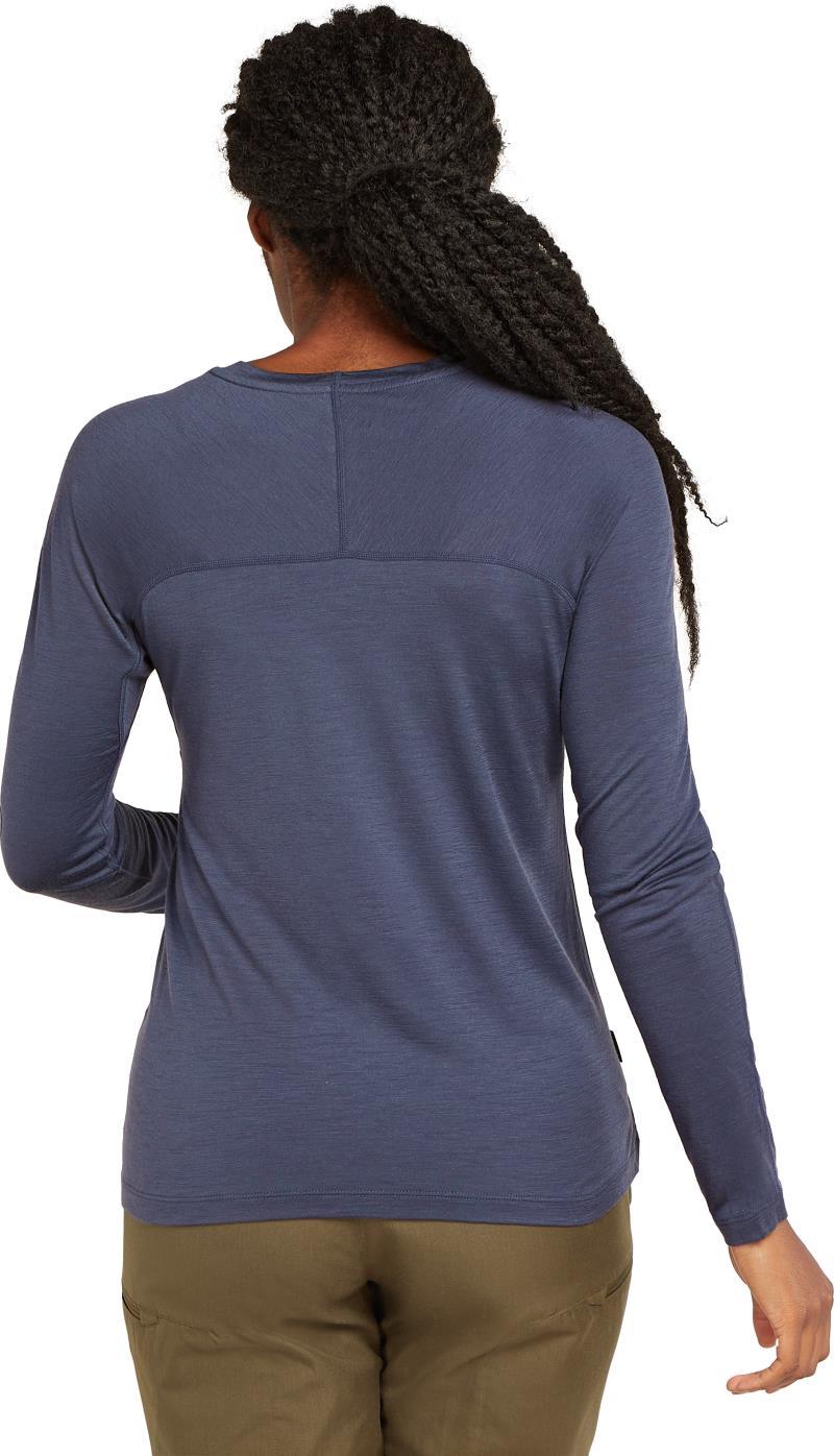 150 MerinoFine Ace LS Tee - Womens - graphite 1
