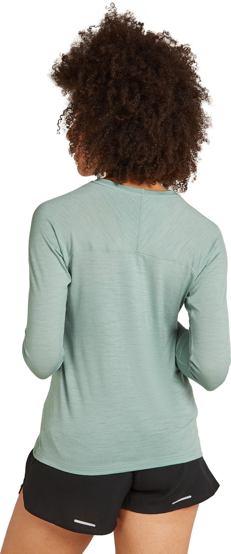 150 MerinoFine Ace LS Tee - Womens - moss 1
