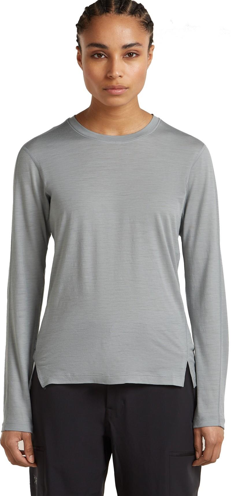 150 MerinoFine Ace LS Tee - Womens - proto grey 1