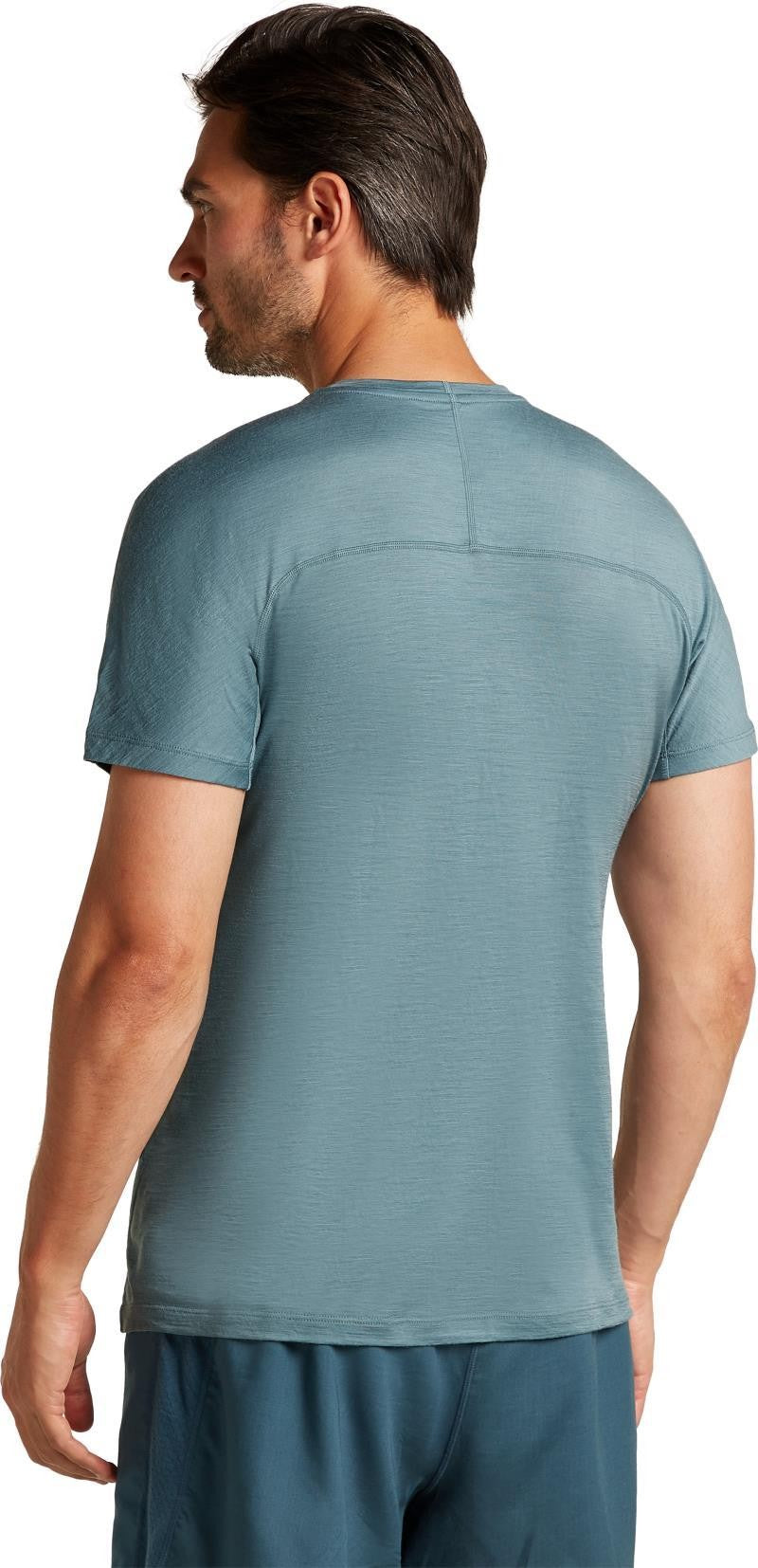 150 MerinoFine Ace SS Tee - Mens - blue ash 1