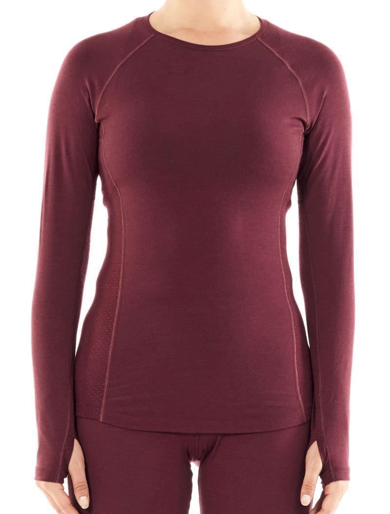 150 Zone LS Crewe - Womens - Cherry 2