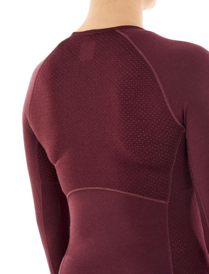 150 Zone LS Crewe - Womens - Cherry 4