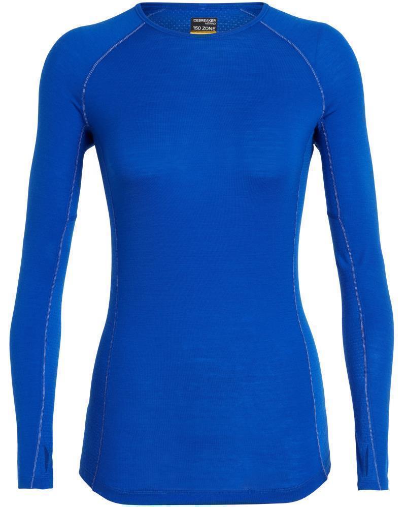 150 Zone LS Crewe - Womens - Marine / Snow 1