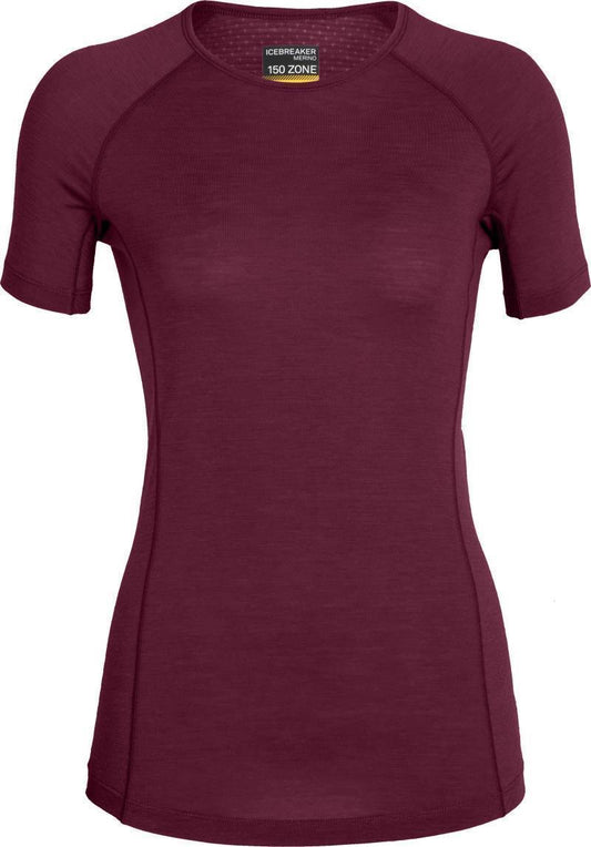 150 Zone SS Crewe - Womens - Cherry 1