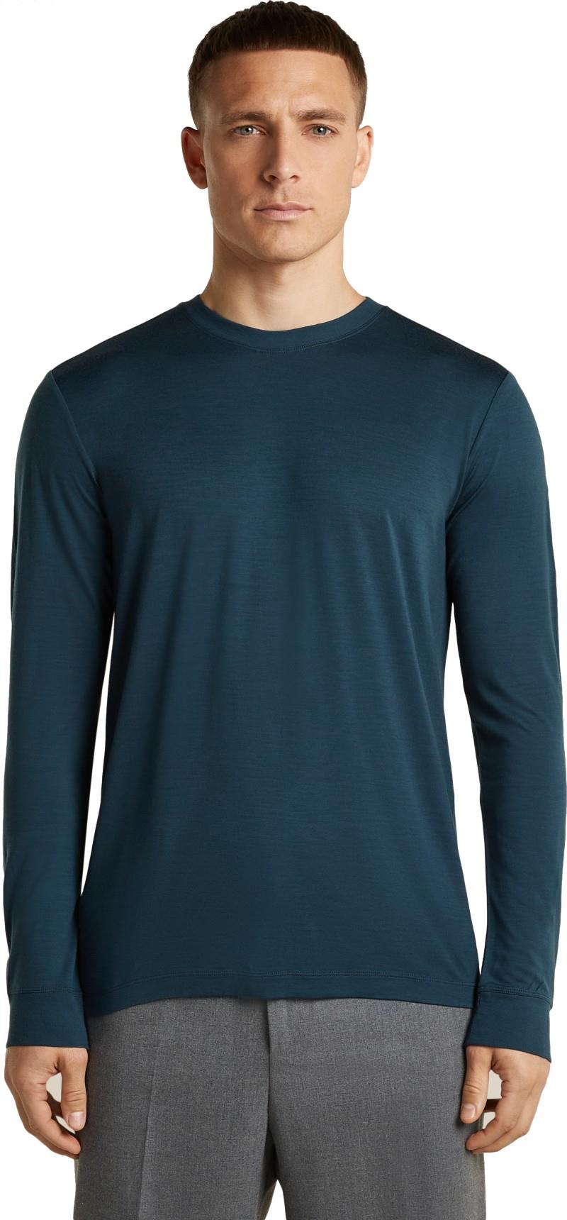 15.5 MerinoFine Jersey LS Tee - Unisex - abyss 1